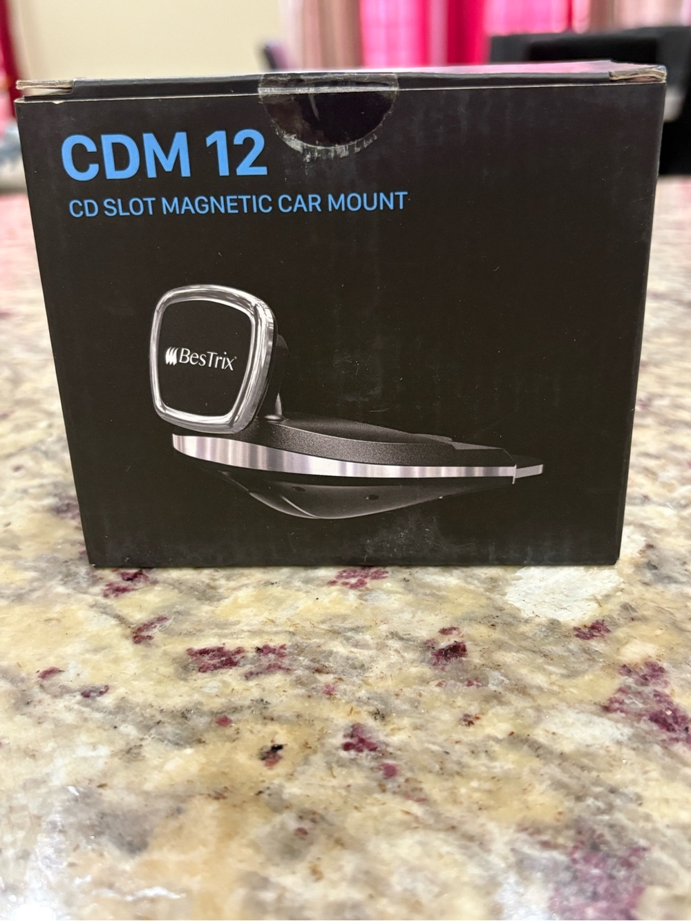 CDM12 Black CD Slot Magnetic Car Mount